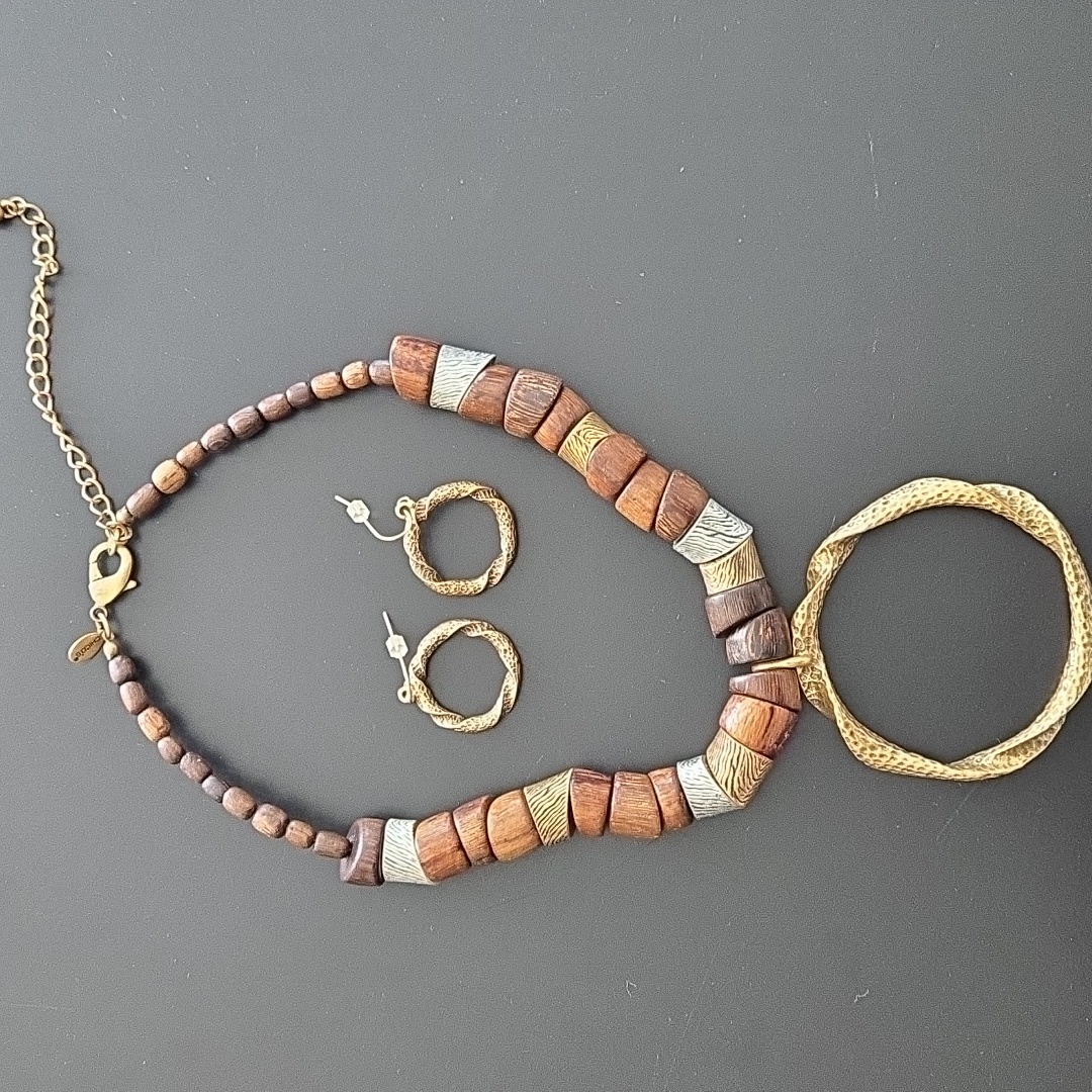 Chicos Necklace Earrings 28$